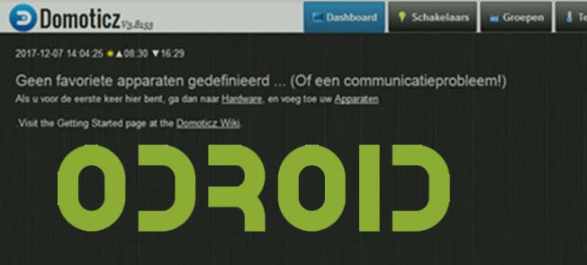 Handleiding - ODROID Domoticz