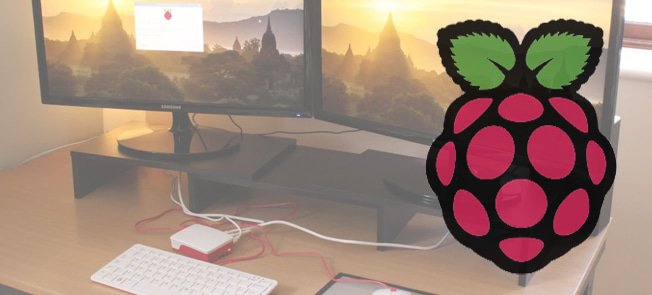 Raspberry Pi 4 met 2 monitoren