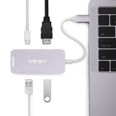 MINIX NEO-C-MSI Mini USB-C Multiport Adapter