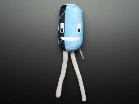 Cappy the Capacitor - Circuit Playground Plushie