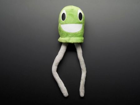 Gus the Green LED - Circuit Playground Plushie