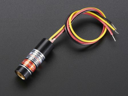 TTL Laser Diode - 5mW 650nm Red - 50KHz Max