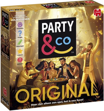 Jumbo Party & Co Original – Partyspel met 2000 Vragen & Opdrachten