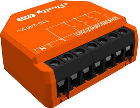 Shelly i4 Gen3 – Vierkanals Draadloze Schakelaar voor Slimme Thuisautomatisering | Smart Home
