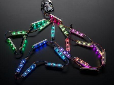 75mm Bars - 12V Digital RGB LED Pixels (Strand of 21)