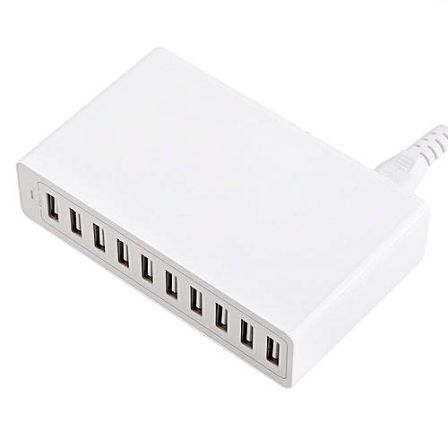 10-Ports 60W/12A USB Home Charger