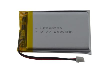 Lithium Ion Batterij - 3.7v 2000mAh