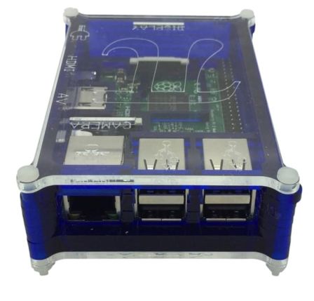 SOS Behuizing Nassaus Blauw voor Raspberry PI 3B(+)