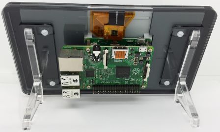 Behuizing voor 7" Touchscreen SOS Smoke Grey (Glanzend)
