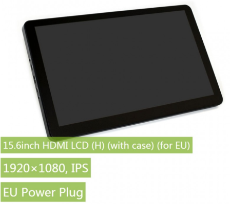 Waveshare 15.6 Inch HDMI LCD Scherm Met Standaard 1920x1080 IPS