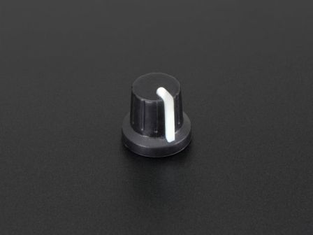 Potentiometer Knob - Soft Touch T18 - White