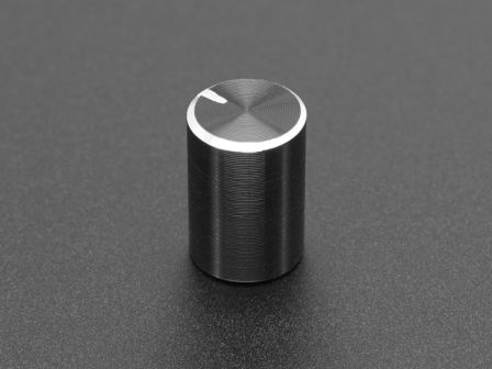 Slim Metal Potentiometer Knob - 10mm Diameter x 15mm - T18