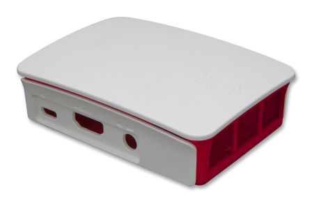 Originele Raspberry Pi 3 B(+) Foundation Behuizing Rood / Wit