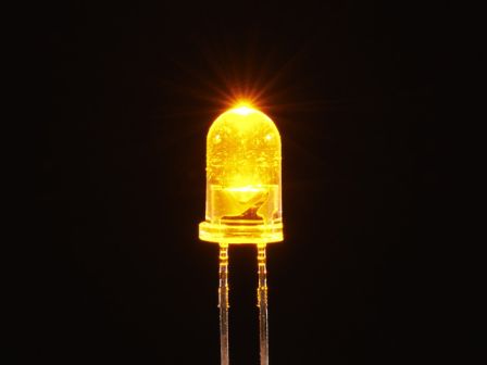 Super Bright Yellow 5mm LED (25 pack)