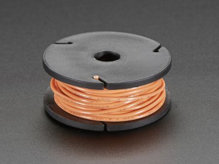 Stranded-Core Wire Spool - 25ft - 22AWG - Orange