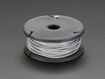 Solid-Core Wire Spool - 25ft - 22AWG - Gray