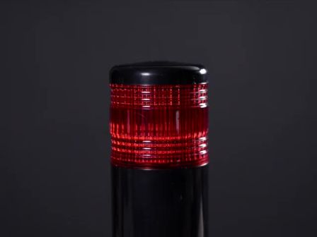 Tower Light - Red Alert Light with Buzzer - 12VDC