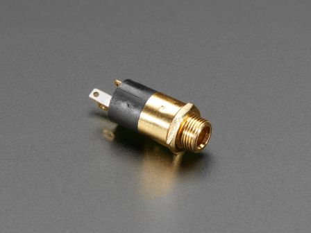 Panel Mount 1/8" / 3.5mm TRS Audio Jack Connector