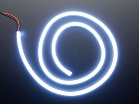 Flexible Silicone Neon-Like LED Strip - 1 Meter - Cold White