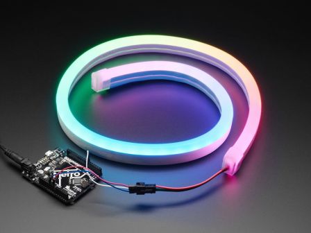 Adafruit: NeoPixel RGB Neon-like LED Flex Strip with Silicone Tube