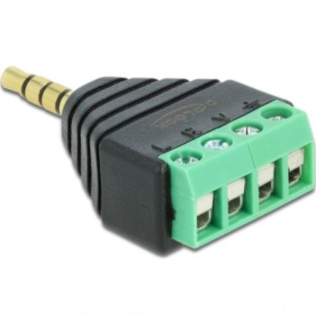 3.5mm (1/8') 4-Pole (TRRS) Audio Plug Terminal Block