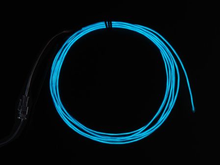 Blue Electroluminescent (EL) Wire - 2.5 meters