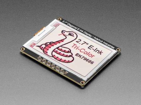Adafruit: Adafruit 2.7" Tri-Color eInk / ePaper Display with SRAM