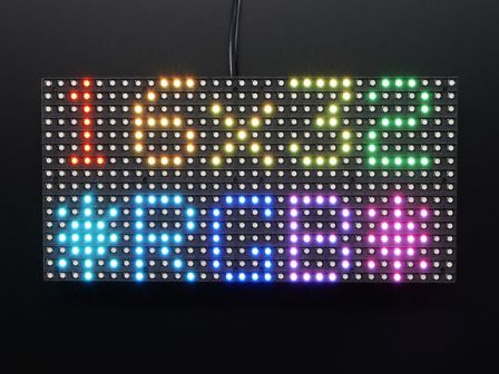 Medium 16x32 RGB LED matrix panel - 6mm Pitch