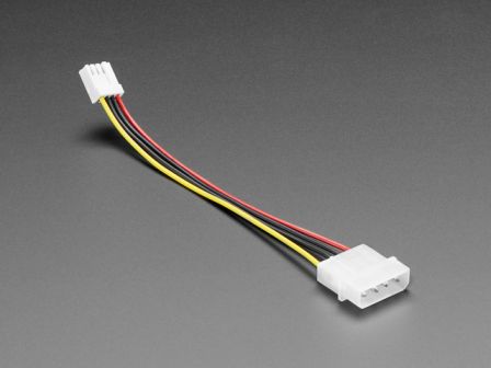 4-pin AT / ATX / IDE Molex to Berg Floppy Drive Power Cable