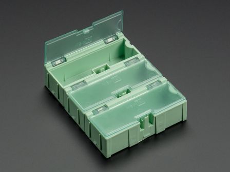 Small Modular Snap Boxes - SMD component storage - 3 pack