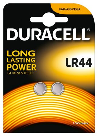 2-Pack Knoopcel Batterij LR44 105Mah 1.5V