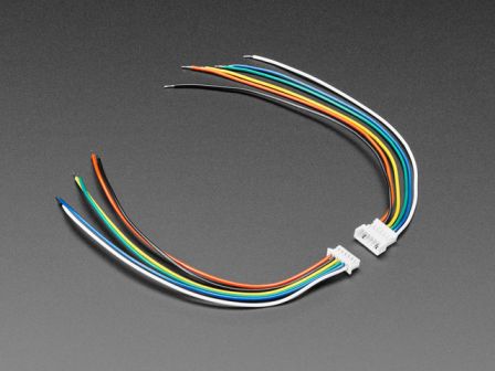 1.25mm Pitch 6-pin Cable Matching Pair - 10 cm long