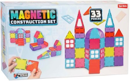 Toi-Toys Magnetic Construction Set – Magnetische Bouwset 33-delig