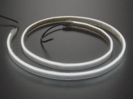 Side-Light Flexible White LED Strip - 480 LEDs per meter - 1m