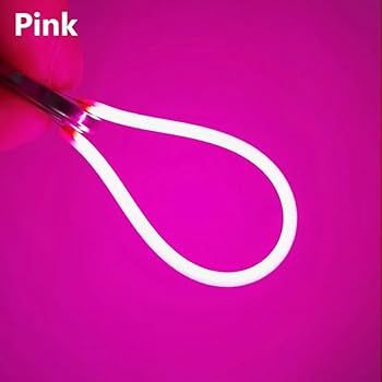 Noodle 'Noods' Flexibel LED Filament 3V 78mm COB Roze