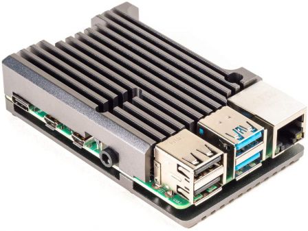 Raspberry Pi 4 Aluminium Koeling Passieve Heatsink - Grijs