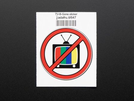 TV-B-Gone - Sticker!