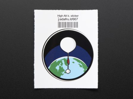 High-altitude balloon - Sticker!