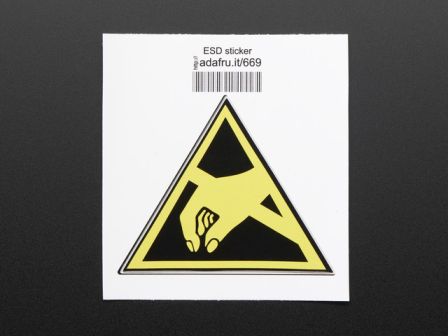 ESD (Electrostatic discharge) - Sticker!