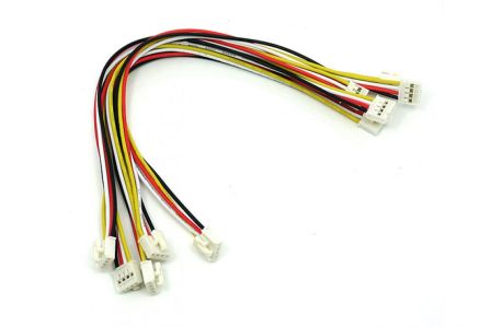 Grove - Universal 4 Pin Buckled 20cm Cable - 5-pack