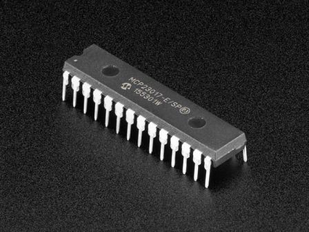 MCP23017 - i2c 16 input/output port expander