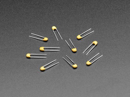 0.1uF ceramic capacitors - 10 pack