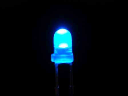 Diffused Blue 3mm LED (25 pack)
