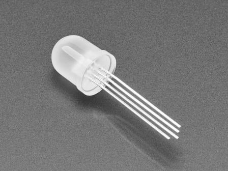 Diffused RGB (tri-color) 10mm LED (10 pack)