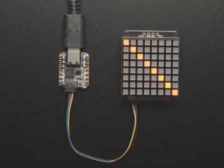 Adafruit Bicolor LED Square Pixel Matrix with I2C Backpack