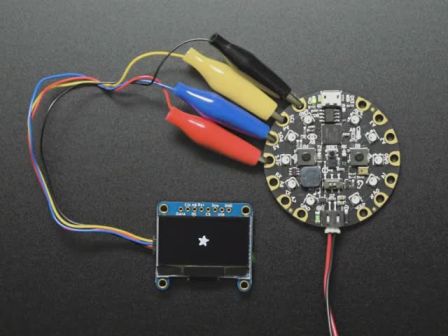 Monochrome 1.3" 128x64 OLED graphic display - STEMMA QT / Qwiic