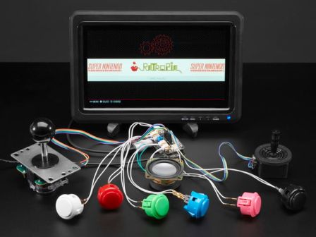 Adafruit: Adafruit Arcade Bonnet for Raspberry Pi with JST Connectors