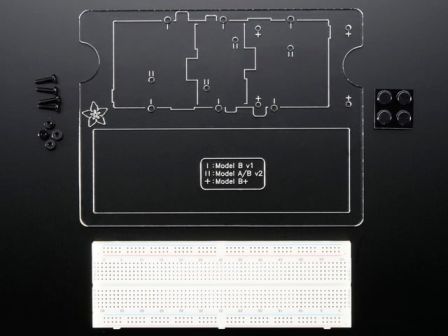 Adafruit: Adafruit Pi Dish for Raspberry Pi - Includes Breadboard