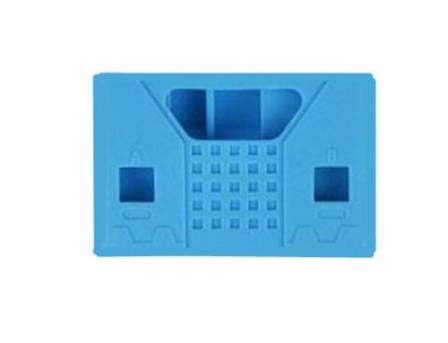 Siliconen Behuizing voor Micro:Bit V2 - Vierkant Blauw