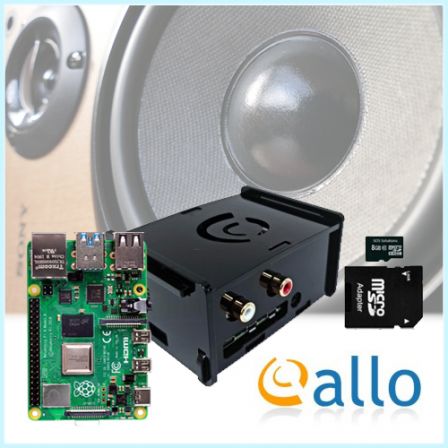 ALLO BOSS Audio Kit met Raspberry PI 4B